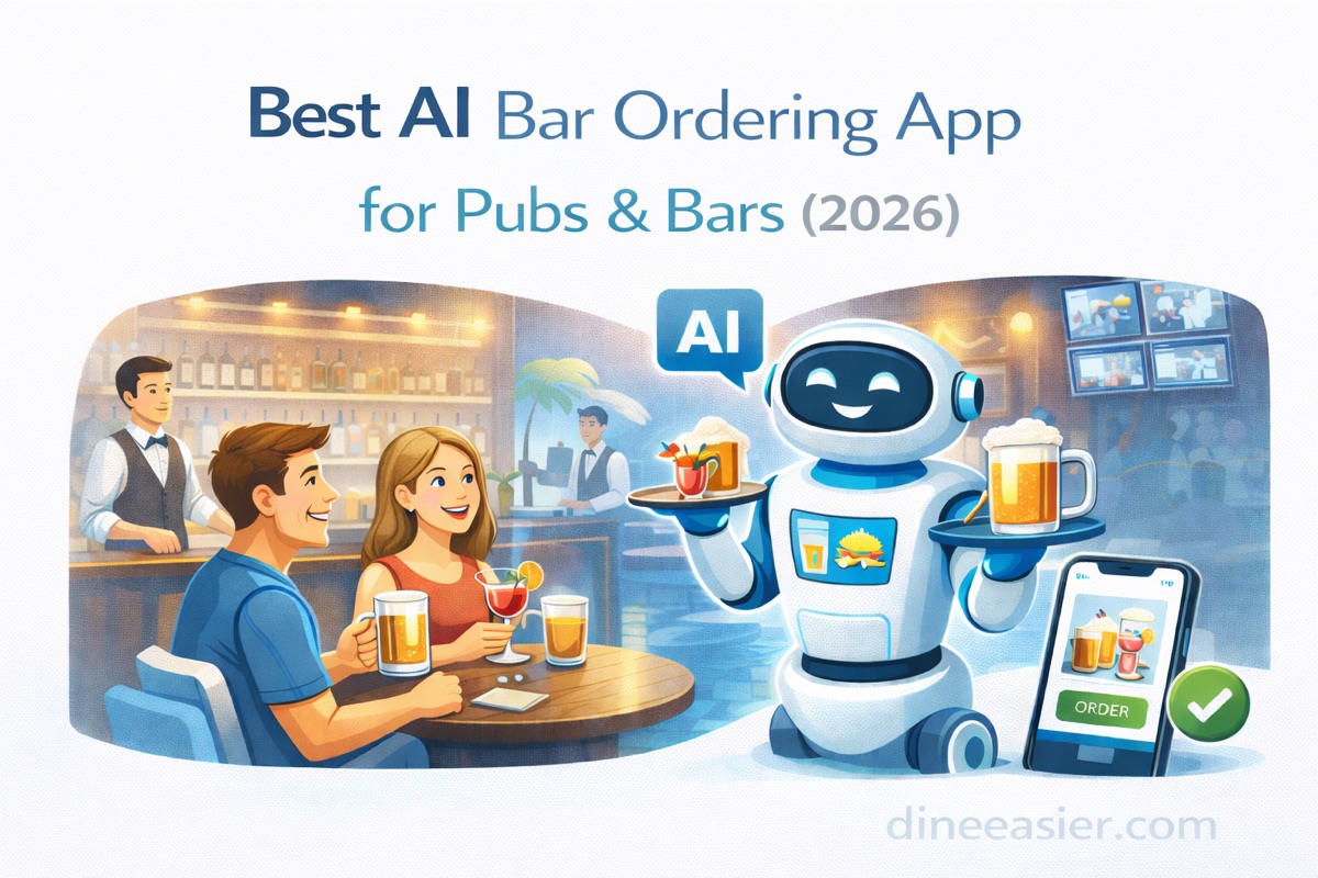 Best AI Bar Ordering App for Pubs & Bars (2026)