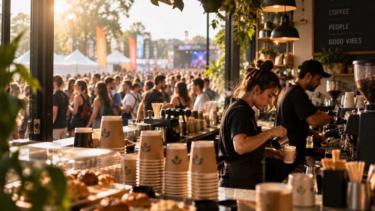 Festival Weekend for Cafes: When Four Hundred People Want Coffee in Ninety Minutes
