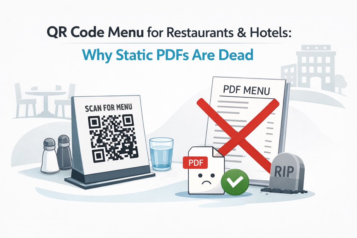 QR Code Menu for Restaurants & Hotels: Why Static PDFs Are Dead
