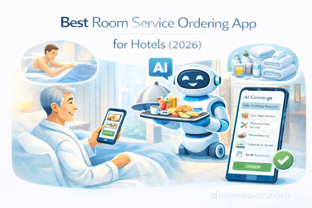 Best Room Service Ordering App for Hotels (2026)