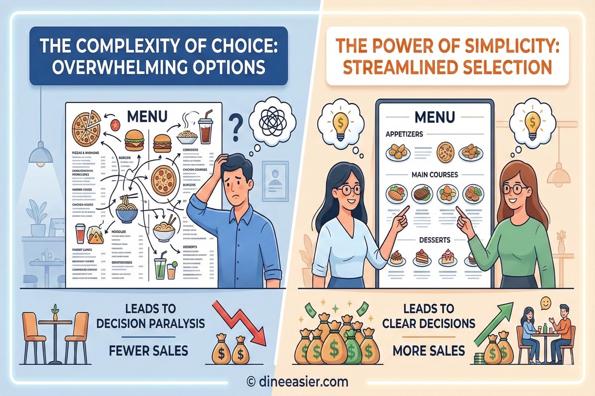 Why Too Many Items on Your Restaurant Menu Hurt Sales